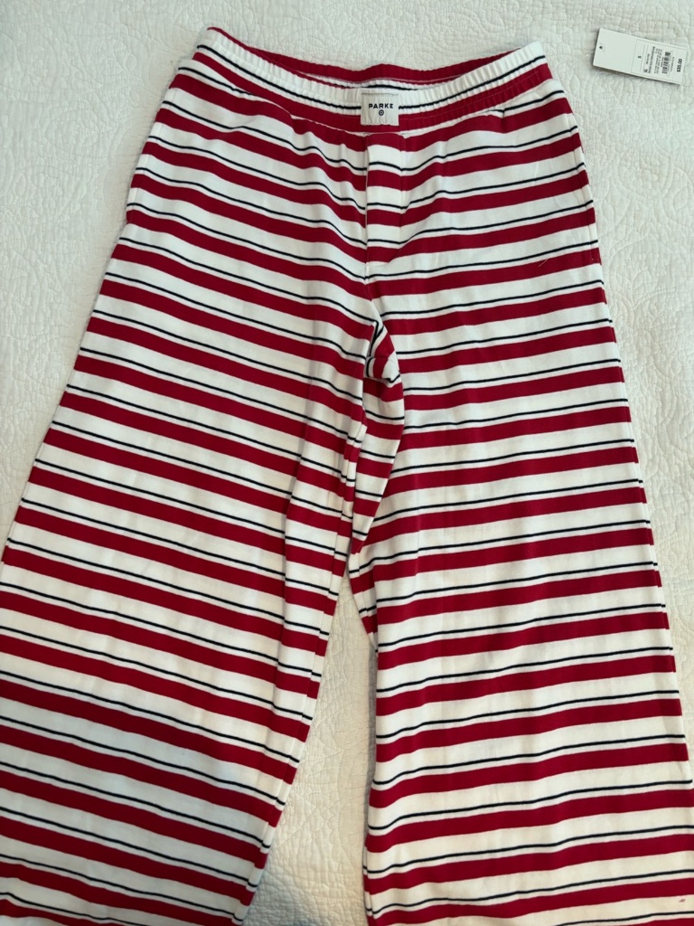 PARKE x Target Cotton Boxer Pants Red Stripe Size S